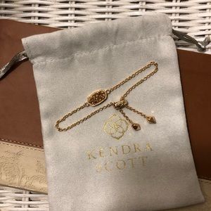 Kendra Elaina Adjustable Rose Gold Drusy Bracelet